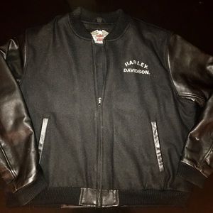 Harley Davidson Leather Sleeve Jacket